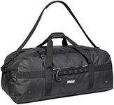 Fitdom 130L 36" Heavy Duty Extra Large Sports Gym Equipment Travel Duffle Bag W/Adjustable Shoulder & Compression Straps. Perfect for Soccer Baseball Basketball Hockey Football & Team Coaches & More