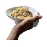 Adaptive Plates Spillproof Bowl with Handles Small Scoop Plates for Disabled Adults Eating Utensils for Disabled People Elderly Aids for Living Non Skid Spill Proof Bowl Melamine Dish Disabled Plates