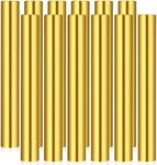 Hanaive 12 Pieces Relay Baton Sports Aluminum Track Baton Field Race Batons Running Baton Corrosion Resistant for Students Office Clark Running Outdoor Field Race Tools (Gold)