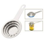 Universal Can Strainer Food Grade Stainless Steel Can Colander with Handle, Vegetable and Fruit Can Strainer, No-Mess Tuna Can Press Strainer, Best for Canned Tuna Versatile