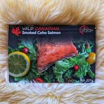 Wild Caught Canadian Pacific Smoked Coho Salmon Filet Gift All Natural From Vancouver BC