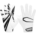 CUTTERS Burst Rev Pro 3.0 Receiver Gloves White/Black Burst/Adult-XXL