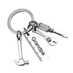 Grandpa Keychain from Granddaughter Funny Grandfather Grandson Key Chains Fathers Day Birthday Thanksgiving Christmas Gifts