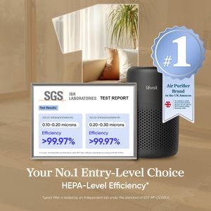 LEVOIT Core Mini Air Purifier – Black Compact HEPA Filter