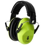 26dB Noise Cancelling Headphones for Kids, Toddler Kid Ear Protection, Adjustable Noise Cancelling Ear Muffs for 3-16 Years, Ear Muffs for Noise Reduction for Hearing Protection, Green