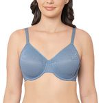 Wacoal Women’s Visual Effects | Non Padded | Wired |Full Cup| Everyday Wear | Plus Size | Full Support | Minimizer Bra - 857210Blue(34G)