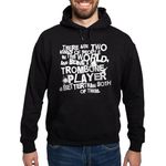 CafePress Trombone Player Hoodie (Dark) Men's Dark Hooded Sweatshirt Hoodie Black