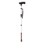 Adjustable Folding Support Walking Cane for the Blind 31.5 inch - 35.4 inch (Folds Down 4 Sections),Lightweight & Portable Walking Stick Mobility Aid