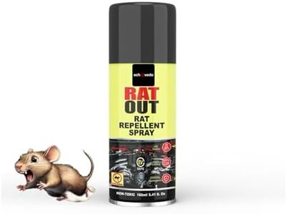 Echoveda Car Rat Repellent Spray | Anti-Rodent Spray for Engine Bay, Cars, Bikes & Wires | Long-Lasting Protection Against Rats & Mice | Safe & Easy to Use | 120ml