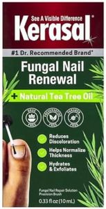 Kerasal Renewal Nail Repair Solution with Tea Tree Oil for Discolored and Damaged Nails, 0.33 Oz (Pack of 1)