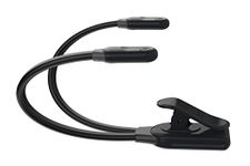 The Original Mighty Bright DuoFlex Professional Grade Clip-On LED Music Stand Light (Black)