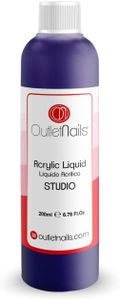 Liquido Acrilico Monomero 200ml Studio. Secado: Medio-Rápido. El Liquido Acrilico perfecto para Centros de uñas.