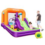 AirMyFun Inflatable Bouncy House for Kids Outdoor,Inflatable Bouncy Castle for Big Kids,Kids Bounce House with Blower for Indoor Party,Kids Slide Jumping House Inflatable