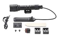 Streamlight 88059 ProTac Rail Mount 2 625-Lumen Weapon Light with CR123A Batteries and Remote Pressure Switch, Tail Switch, Clips, Black, Box