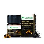 Dr Vaidya’s Shilajit Gold Resin Softgel Capsule | Improve Stamina & Performance | 100% Pure Himalayan Shilajit | No Known Side Effects | 30 capsules