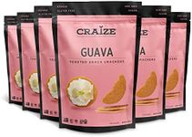 Craize Guava Crisps | Gluten Free, Vegan, Kosher, Toasted Corn Crackers | 6 pack, 4 oz each