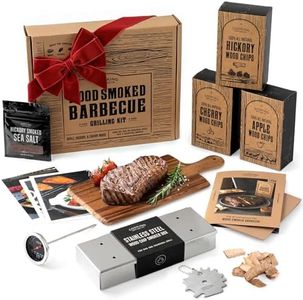 Cooking Gift Set Co. | Wood Smoked BBQ Grill Set for Men | Gifts for Men:Gifts for Boyfriend, Birthday Gifts for Men, & New Home Gift Ideas | BBQ Gifts for Men, Mens Gifts Ideas