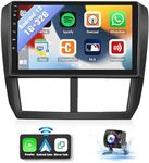 SIXWIN Android 13 1G+32G Car Stereo for Subaru Forester Impreza WRX 2008 2009 2010 2011 2012 with CarPlay Android Auto 9 Inch Touchscreen with Bluetooth GPS Navigation WiFi HiFi FM SWC Backup Camera