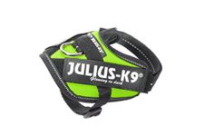 Julius-K9 IDC-Powerharness With Reflective Julius-K9 Labels Dog Harness - Custom labels available - soft yet very strong, renowned for the comfort and fit - easy on - no pull harness - 15 colors in 8 fully adjustable sizes for the perfect fit - widely used in Europe by K9 atheletes, service dogs, working dogs and security dogs