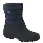 PEAK VALLEY MENS MUCKER YARD WATERPROOF WINTER SNOW ZIP BOOTS WELLIES RAIN THERMAL FUR LINED MUD FARM YARD (NAVY, uk_footwear_size_system, adult, men, numeric, medium, numeric_12)