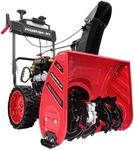 PowerSmart 24-inch 2-Stage Self-Propelled Gas-Powered Snow Blower with Electric Start 252cc Engine