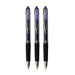 UNI-BALL Signo UMN207 0.7mm Retractable Gel Pen | Blue Ink, Pack of 3