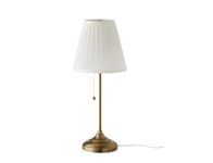 Ikea Rstid LED Table Lamp With Pull Switch (Brass/White)Pack Of 1