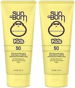 Sun Bum Kids SPF 50 Clear Sunscreen Lotion, Wet or Dry Application, Hawaii 104 Act Compliant (Octinoxate & Oxybenzone Free) Broad Spectrum UVA/UVB Sunscreen, 6 oz (Pack of 2)
