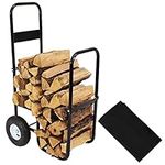 Sunnydaze Firewood Log Cart Carrier