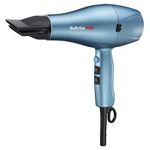 BaBylissPRO Nano Titanium High Power Hairdryer with Built-in Ion Generator and 2 Concentrator Nozzles, 1875 watts Powerful AC motor