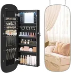 SONGMICS Jewelry Organizer, LED Jew