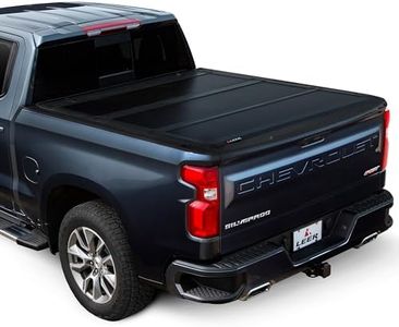 LEER HF350M | Fits 2014-2018 GM Chevy Silverado/GMC Sierra & 2019 Limited Chevy Silverado/GMC Sierra 1500 with 5.8 FT Bed | Low-Profile, Easy On/Off, Hard Tri-Fold Truck Bed Tonneau Cover