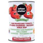 Urban Platter San Marzano Whole Peeled Tomatoes in Tomato Juice, 400g / 14oz [Drained Weight 260g, DOP, Tomates pelles Dans le Jus, Product of Italy]