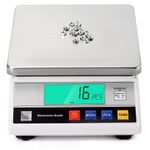 CGOLDENWALL High Precision Scale 6kg/0.1g Digital Accurate Analytical Electronic Balance Laboratory Weighing Industrial Scale with Counting Function Lab Scale CE 0.1g