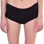 FabPad Women Cotton Reusable Leak Proof Period Panties Lasts For 3 Years Without Pads, Cups & Tampons (Pack Of 1, Black, Xl)