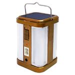 VYASJAL 4 Tubes 80 Watts 360 Degree Extra Bright Lantern with Solar Electric Charging Long Backup Rechargeable Emergency Lights Home Indoor Light