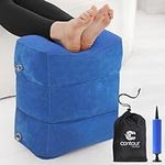 Inflatable Airplane Foot Rest with 