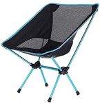 Alokrupswam Portable Camping Chair - Compact Ultralight Folding Backpacking Chairs, Small Collapsible Foldable Packable Backpack Chair in a Bag for Outdoor, Camp, Picnic, Hiking (Multicolour)