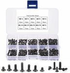 Universal Laptop Screw Kit - 500pcs M2 & M2.5 Screws for Computer Repair and DIY Projects, Diverse Sizes M24/5/6, M2.55/6/8