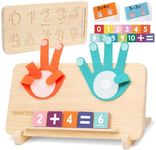 YHHYTOY Montessori Toys for 3 4 5 Year Old, Educational Math Manipulatives Learning Toys for Toddlers 3-5, Preschool Finger Counting Number Blocks Math Games for Kids 5-7, 4 5 6 Year Old Girl Boy Gift