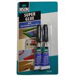 Bison Instant Glue Gel Ultra Fast 2 x 2 g