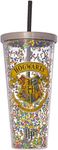 Spoontiques Hogwarts Glitter Cup w/Straw