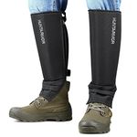 TREKMASTER Leg Gaiters Hunting Gaiters, Ultra High-Performance Hunting Boot Gaiters, Snake Guards with Hard Protective EVA Outer Shell, Waterproof and Adjustable Snow Boot Gaiters for Hiking, Hunting