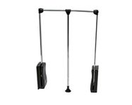 Pull Down Wardrobe/Bedroom Lift Rail Clothes Hanger adjustable w/soft return (450mm to 600mm)