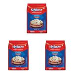 Kohinoor Pulao Basmati Rice, 1 kg | Long-Grain Basmati (Cooked grain up to 18 mm) | Aromatic & Flavorful Rice | Ideal for Pulao (Pack of 3)