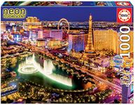 Educa Borras 16761 "Neon Las Vegas Puzzle (1000-Piece)