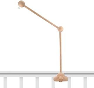 vvhippo Supporto per cellulare per lettino, supporto per cellulare nuvole in legno, gancio rimovibile per cellulare, altezza regolabile, per appendere campanelli eolici, giocattoli per lettino
