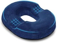 Ecosafeter Donut Cushion Memory Foam Hemorrhoids Cushion For Postpartum & Coccyx & Tailbone Pain Pressure Relief For Office Chair,Wheelchair,Office,Car Seat