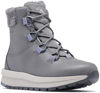 Columbia Women's Moritza Boot Snow, 2024 Titanium Grey Steel/New Moon, 9 Wide