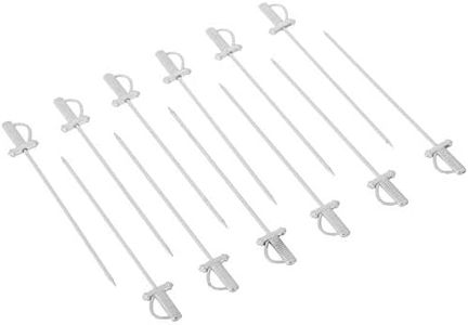 Barfly Cocktail Picks, Sword Top, Stainless